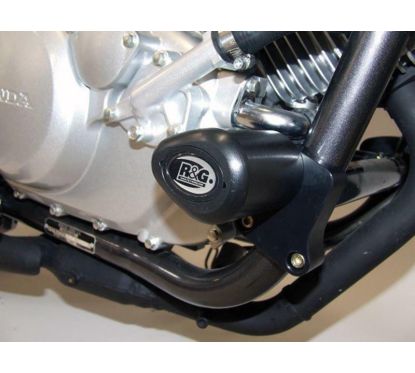 Tampons de protection R&G RACING Aero noir Honda XL125V Varadero