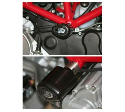 Tampons de protection R&G RACING Aero noir Ducati