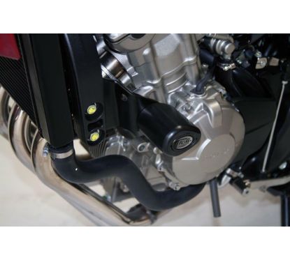 Tampons de protection R&G RACING Aero noir Honda CB600N/F Hornet