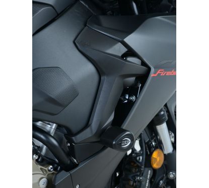 Tampons de protection R&G RACING Aero noir sans percage Honda CBR1000RR