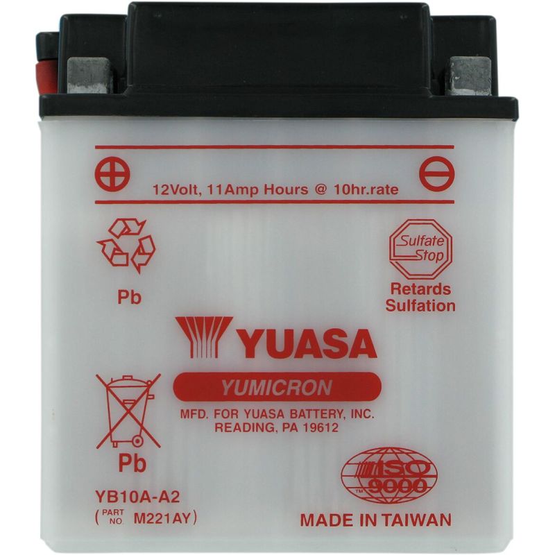 BATTERY YUASA HD DRY YB10A-A2