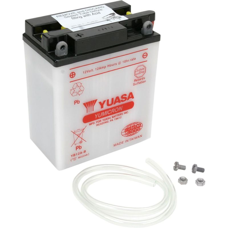 BATTERY YUASA HD DRY YB12A-B