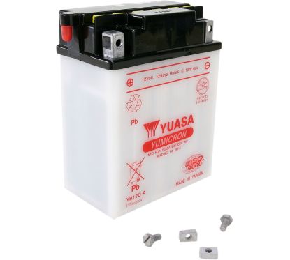 BATTERY YUASA HD DRY YB12C-A