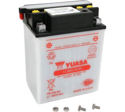 BATTERY YUASA HD DRY YB14A-A2