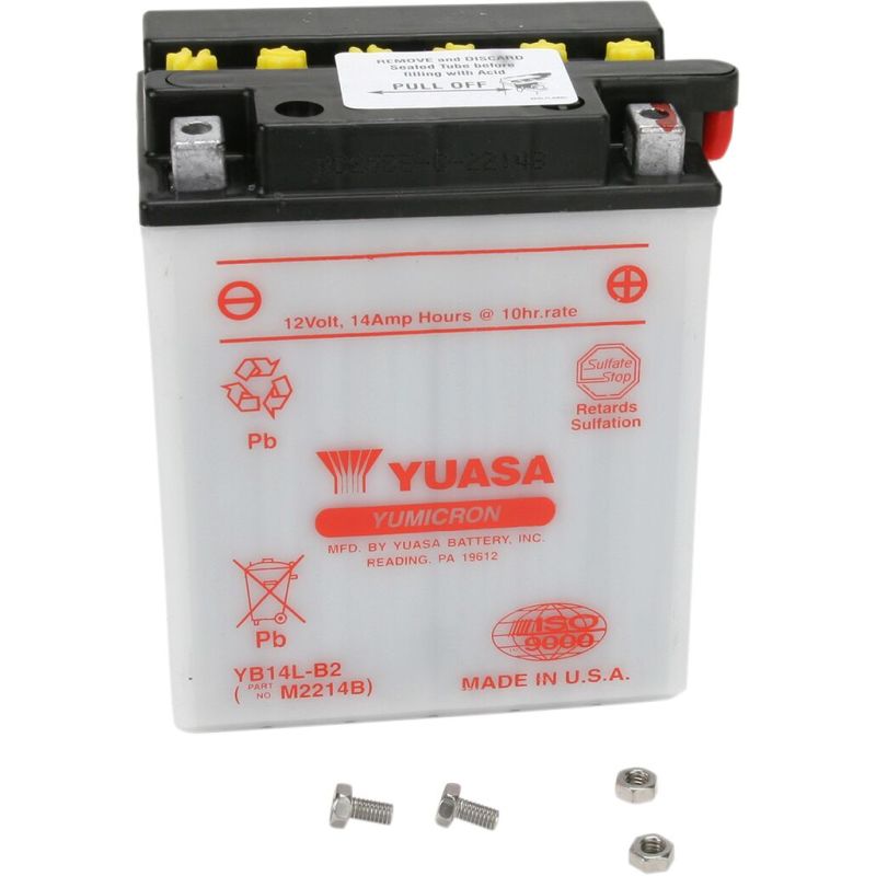 BATTERY YUASA HD DRY YB14L-B2