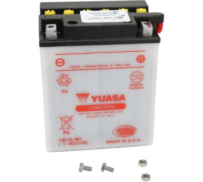 BATTERY YUASA HD DRY YB14L-B2