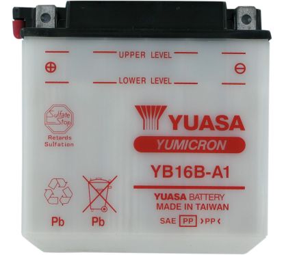 BATTERY YUASA HD DRY YB16B-A1