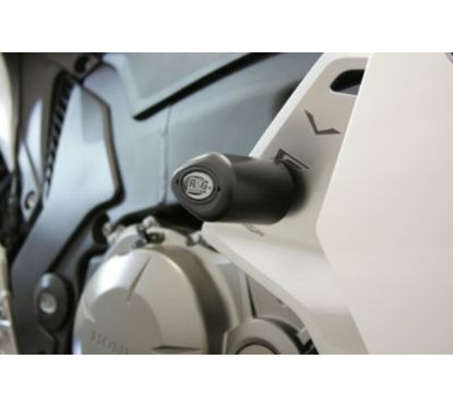 Tampons de protection R&G RACING Aero noir Honda VFR1200F/FD/DCT