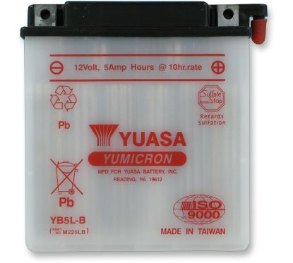 BATTERY YUASA HD DRY YB5L-B