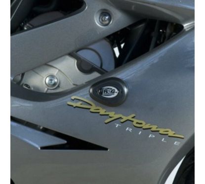 Tampons de protection R&G RACING Aero noir Triumph Daytona 675/R
