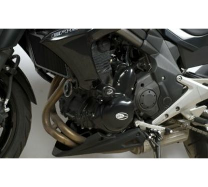 Tampons de protection R&G RACING Aero noir Kawasaki ER-6 N