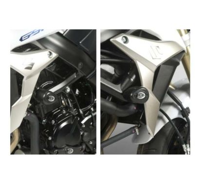 Tampons de protection R&G RACING Aero noir Suzuki GSR 750