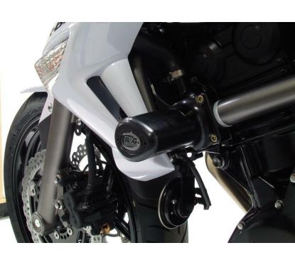 Tampons de protection R&G RACING Aero noir Kawasaki ER-6 N