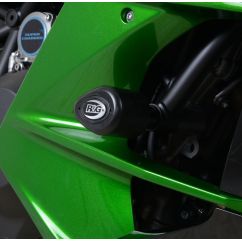 Tampons de protection R&G RACING Aero noir Kawasaki H2 SX