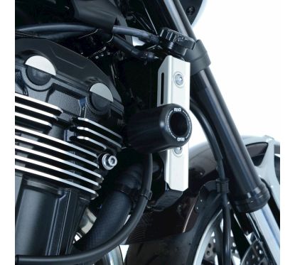 Tampons de protection R&G RACING Classic Style noir Kawasaki Z900RS