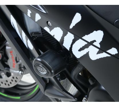 Kit tampons de protection R&G RACING Aero noir Kawasaki ZX-R10