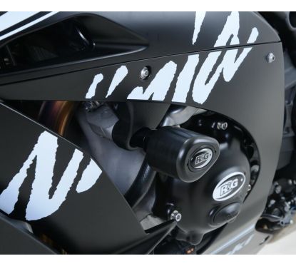 Kit tampons de protection R&G RACING Aero noir Kawasaki ZX-R10