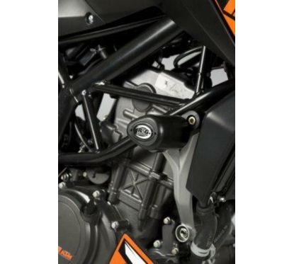 Tampons de protection R&G RACING Aero noir MV Agusta