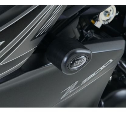 Tampons de protection R&G RACING Aero noir Kawasaki Z300