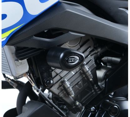 Tampons de protection R&G RACING Aero noir Suzuki GSX-S125