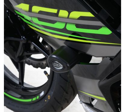 Tampons de protection R&G RACING Aero noir Kawasaki Ninja 400