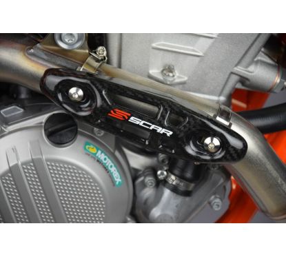 Protection échappement SCAR universelle carbone