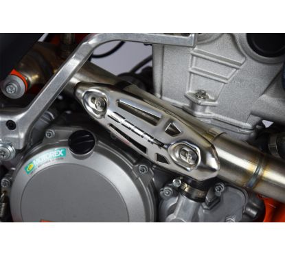 Protection universelle d'échappement SCAR inox 4T Ø26-50mm