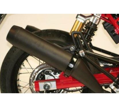 Protection de silencieux rond R&G RACING noir Ø100mm
