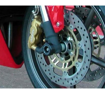 Protection de fourche R&G RACING noir Triumph Daytona/Street Triple