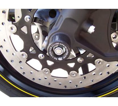 Protection de fourche R&G RACING noir Yamaha YZF-R1/R6 / T-Max 530