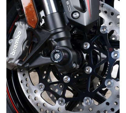 Protection de fourche R&G RACING noir Kawasaki ZH2