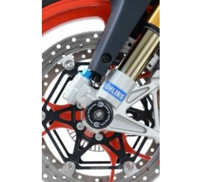 Protection de fourche R&G RACING noir Aprilia Tuono V4