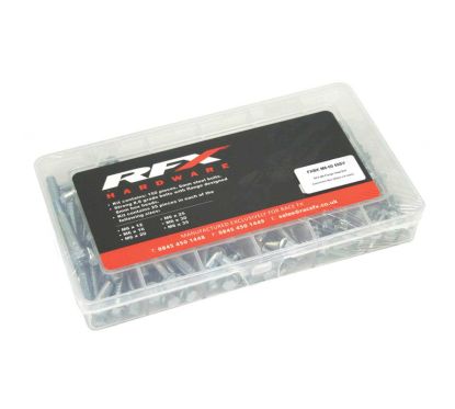 Assortiment de boulons à bride RFX tête hexagonale M6 - 25 x 6 tailles