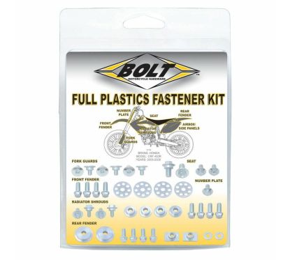 Kit vis plastiques BOLT inox Yamaha YZ/WR