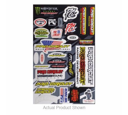 Feuille de stickers PRO CIRCUIT Deluxe 2022