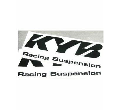 Autocollant de fourche KYB blanc