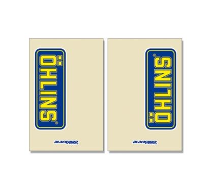 Déco de fourche BLACKBIRD Ohlins translucide