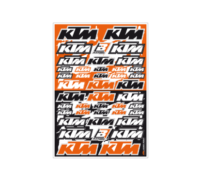 Planche de stickers BLACKBIRD PVC - KTM