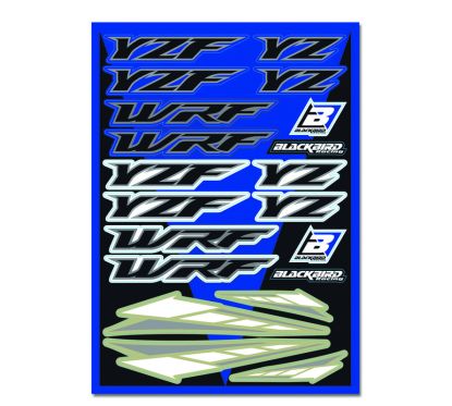 Planche de stickers BLACKBIRD Yamaha