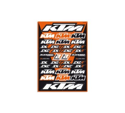 Planche de stickers BLACKBIRD KTM