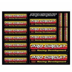 Planche de stickers PRO CIRCUIT logo original