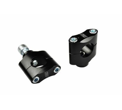 Pontets de guidon SCAR Ø22,2mm +35mm té de fourche SCAR percé