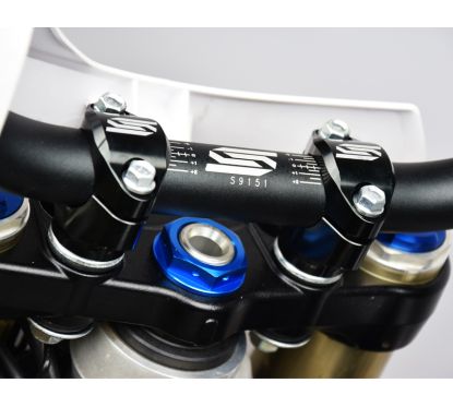 Pontets de guidon SCAR Ø28.6mm +30mm té de fourche d'origine