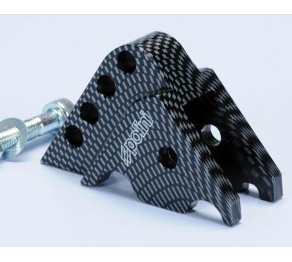 Réhausse d'amortisseur POLINI Minarelli Horizontal - Carbon