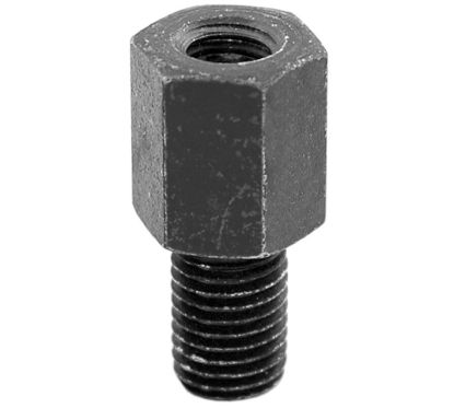 Adaptateur rétroviseur V PARTS droit universel mâle M8/125 (pas à droite)/femelle M8/125 (pas à droite) - Noir