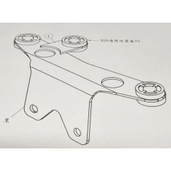 Support compteur KOSO RX4 pour Yamaha XSR-700