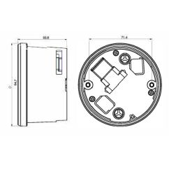 Compteur de vitesse KOSO TNT-04