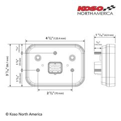 Compteur multifonction TFT KOSO RX-3S 15000 tr/min