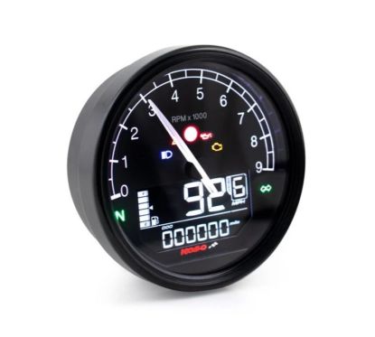 Compteur de vitesse/Tachymètre KOSO D80 TNT-05 anneau noir