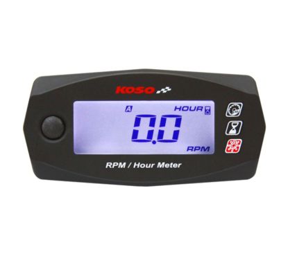 Compteur d'heure + compte tour KOSO Mini Style universel